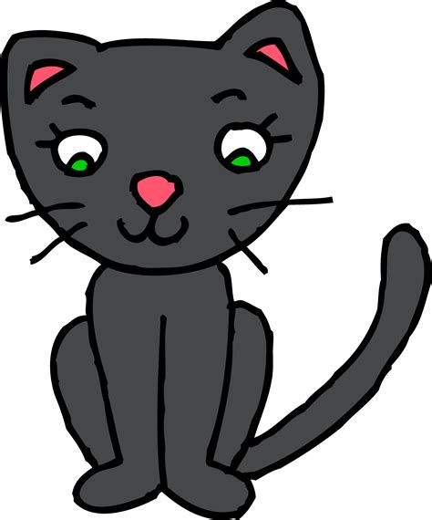 black cat clipart|free black cat clip art.